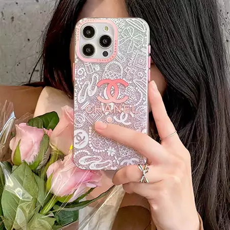 iphone17アイホン 15pro max カバー 少女 chanel風