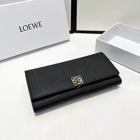 ロエベ 黒 長財布