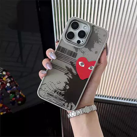 iphone17comme des garçons カバー アイフォーン12プロ 牛革
