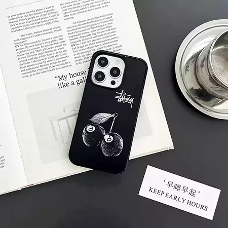 iphone17ステューシー風 アイホン 16 スマホケース  メンズ