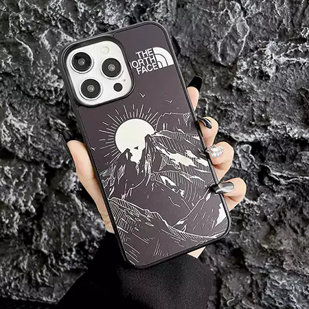 iphone17おすすめ アイフォン 16pro max ザ・ノース・フェイス風 スマホケース