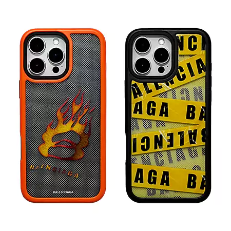 iphone17ブランド ブランド balenciaga風 アイフォーン16プラス カバー 