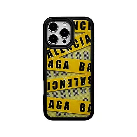 iphone17ブランド ブランド balenciaga風 アイフォーン16プラス カバー 