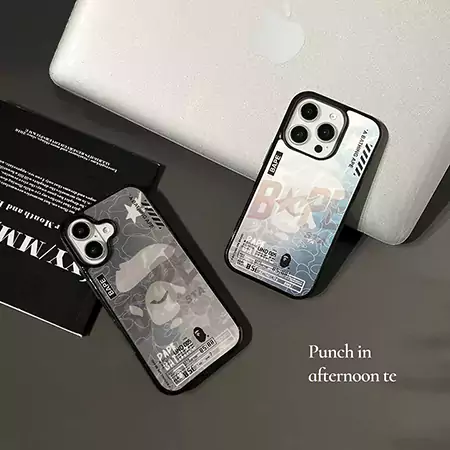 iphone17アイフォン16プラス ア・ベイシング・エイプ風 携帯ケース 