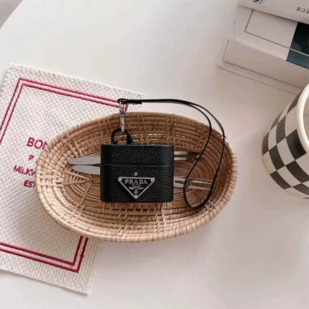プラダ風 シンプル風 airpods スマホケース
