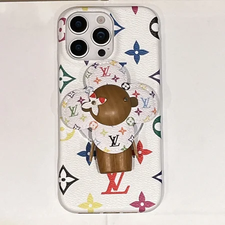 ルイビトン iphone16/16promaxケース マグネット式スタンド付き
