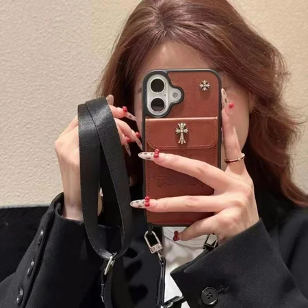 男性愛用 ブランド ケース アイフォーン16プロmax chrome hearts クロームハーツ 