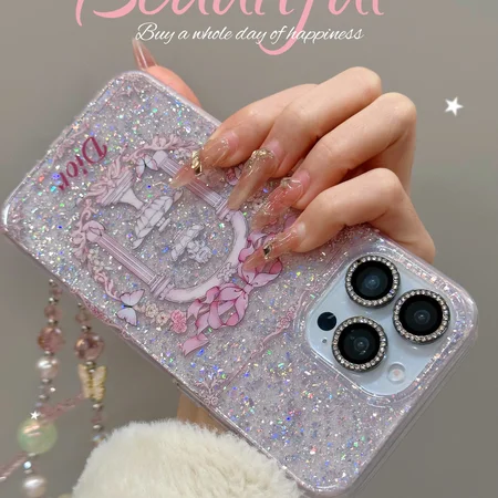 ブランド スマホケース アイホン17プロ max dior風 手首バンド