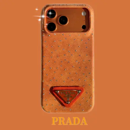 アイフォーン17plus 携帯ケース プラダ prada   デニム生地