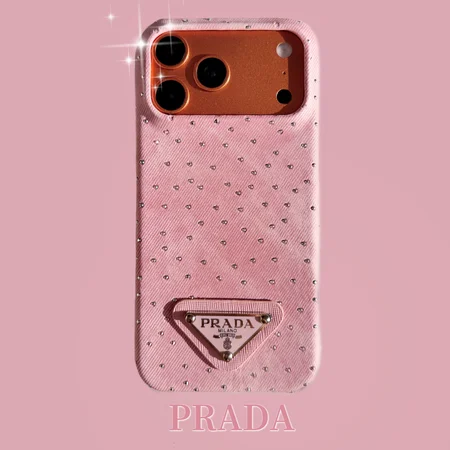 アイフォーン17plus 携帯ケース プラダ prada   デニム生地