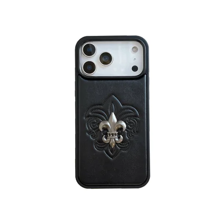 ガラス アイフォーン17 クロームハーツ chrome hearts スマホケース 