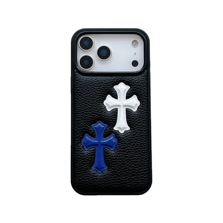 ハイブランド ケース アイフォーン17 chrome hearts  本革