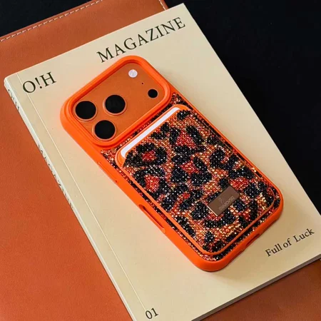 swarovski スマホケース アイフォーン17  大理石