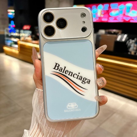 バレンシアガ風 iphone17plus スマホケース 