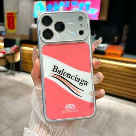 バレンシアガ風 iphone17plus スマホケース 