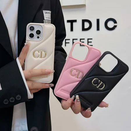 iphone173D立体パターン dior風 アイフォーン 16pro max スマホケース 