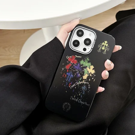 iphone17iphone 16 クロームハーツ風 ケース 新発売
