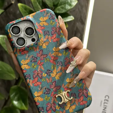 ハイブランド スマホケース iphone14 セリーヌ風