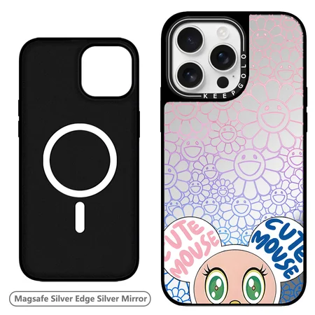 ハイブランド カイカイキキ murakami sunflower iphone17 カバー