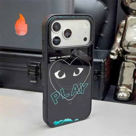 カップル アイフォン 14プロ コムデギャルソン スマホケース 