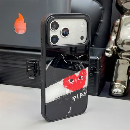カップル アイフォン 14プロ コムデギャルソン スマホケース 