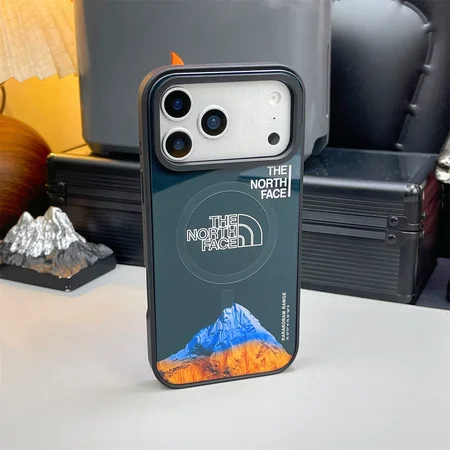 アイフォン17 スマホケース the north face風 