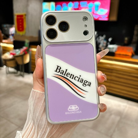 バレンシアガ風 iphone17plus スマホケース 