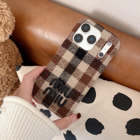 ブランド ケース アイフォーン15 miumiu風 