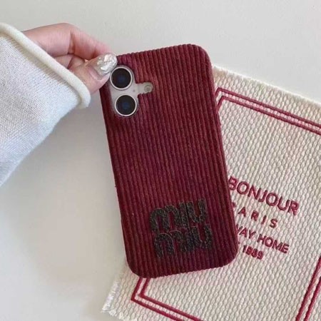 ミュウミュウ iphone16 携帯ケース 