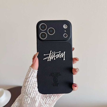 ピンク ギャラクシーS26 Plus stussy 携帯ケース 