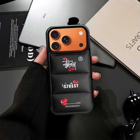 アイフォン 14 スマホケース comme des garçons風 