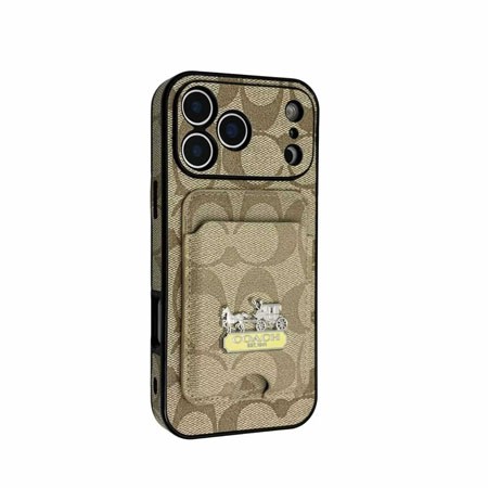 ハイブランド coach アイフォーン17promax カバー