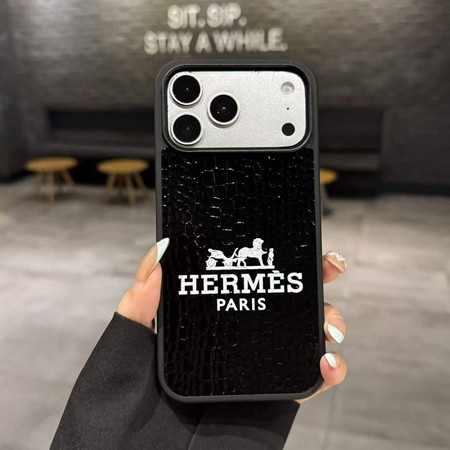 青 ハイブランド カバー iphone17 hermes