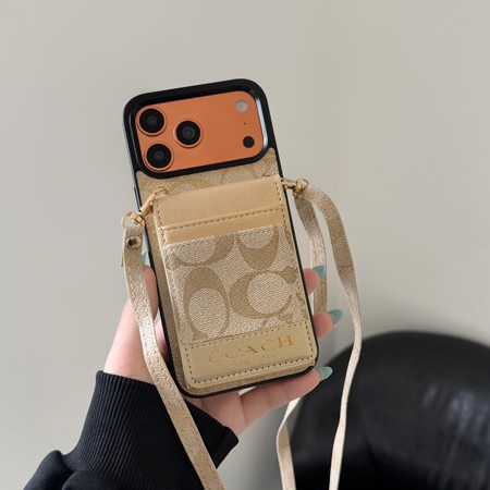 コーチ風 スマホケース アイフォン18 