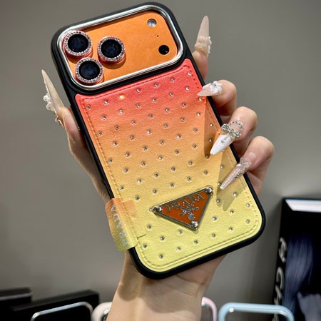 プラダ風 iphoneiphone17プラス カバー 