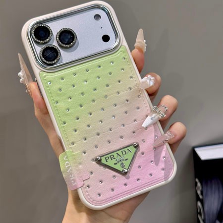 プラダ風 iphoneiphone17プラス カバー 