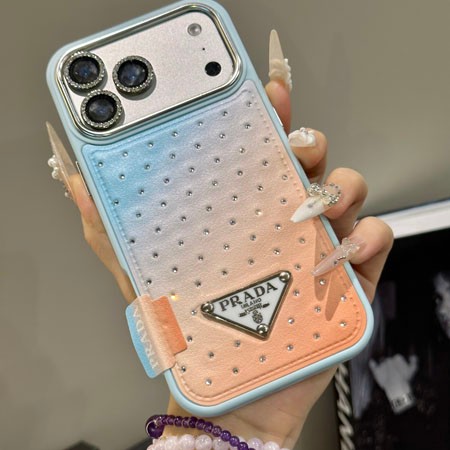 プラダ風 iphoneiphone17プラス カバー 
