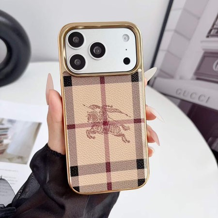ワニ柄 ハイブランド ケース アイフォンiphone17pro burberry バーバリー 