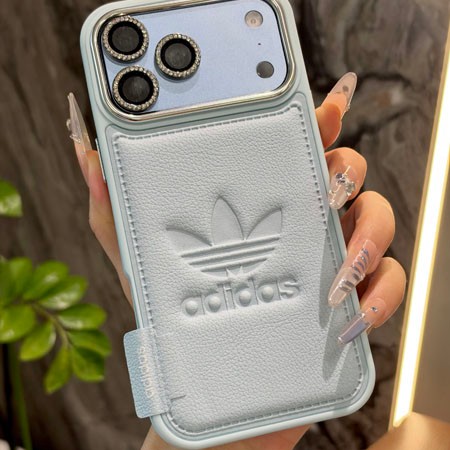 メタル adidas風 スマホケース アイフォーン17 Pro 