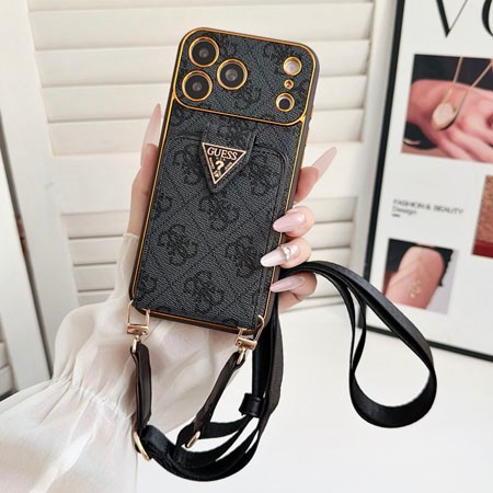 ハイブランド 携帯ケース iphone16 proMax guess 