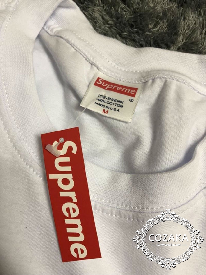 SUPREME ログTシャツ