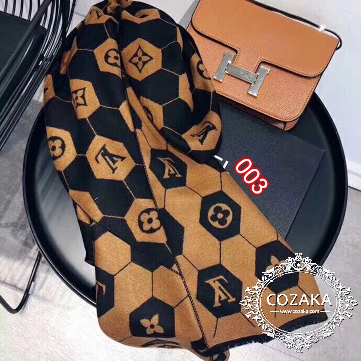 LV スカーフ サッカーワールドカップ柄