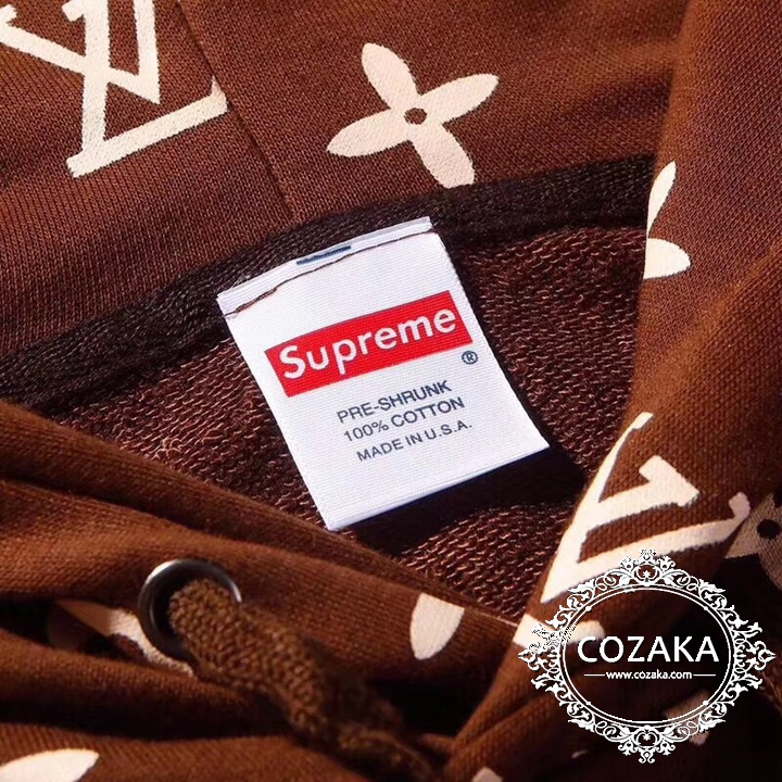 lv supreme パーカー