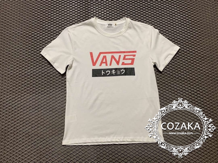 ヴァンズ Tシャツ ロゴ付き