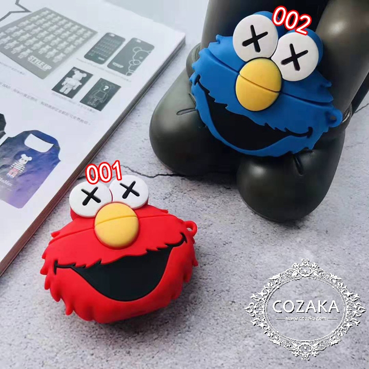 カウズ セサミストリート airpodsケース 可愛い