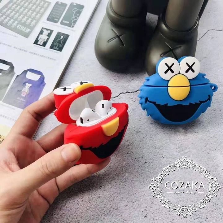 airpodsケース オシャレ セサミストリート