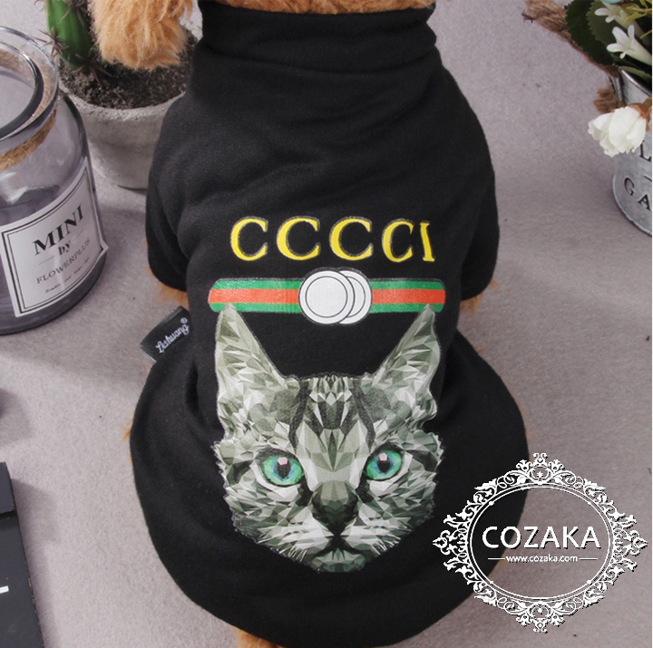 グッチ 犬フード付きパーカー オシャレ