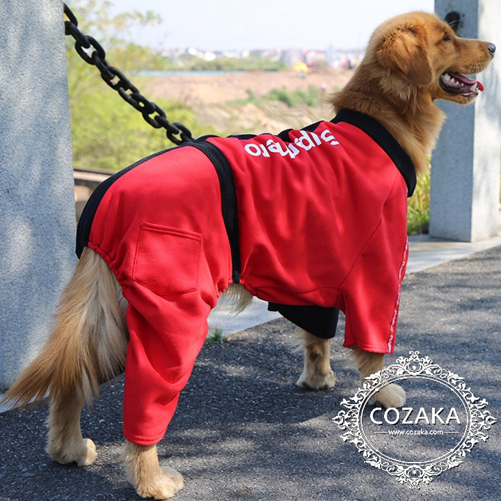 大型犬の服 カバーオール 冬