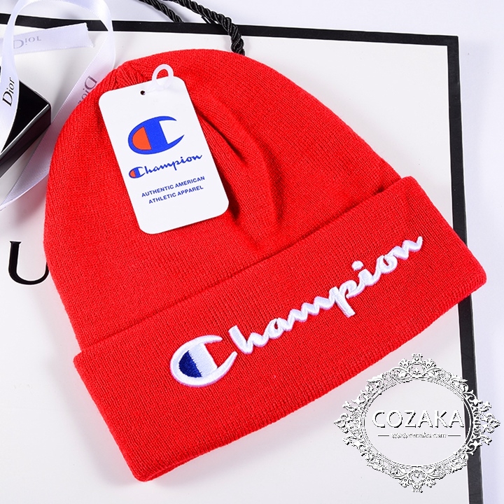 CHAMPION ニットキャップ オシャレ