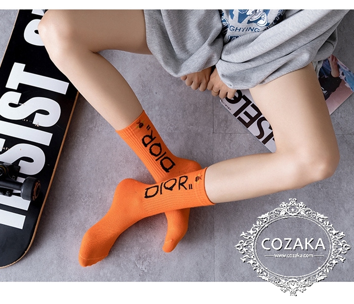 【COZAKA.com|送料無料】Dior(ディオール)Dior(ディオール)女性用ミドルソックス5足セット